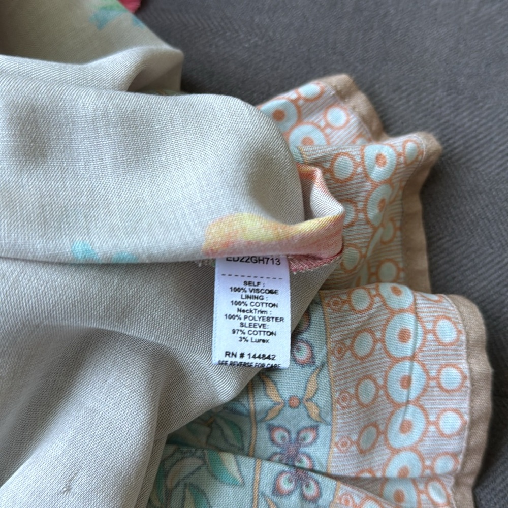 Aratta Silent Journey gorgeous bohemian maxi dress XL - Picture 11 of 13
